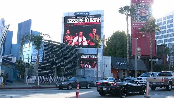 Passage to Dawn Ad on Sunset Strip